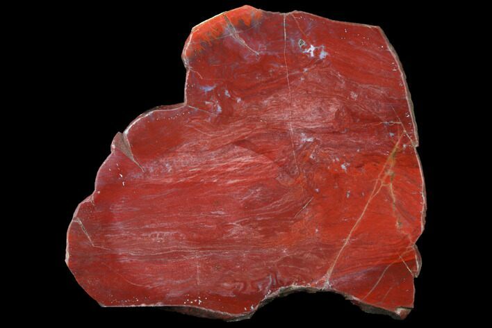 7.7" Polished, Red (Chestnut) Jasper Slab - Madagascar